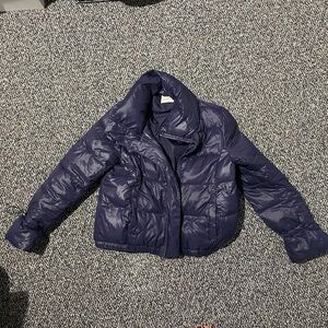 LOFT Eggplant Puffer Jacket